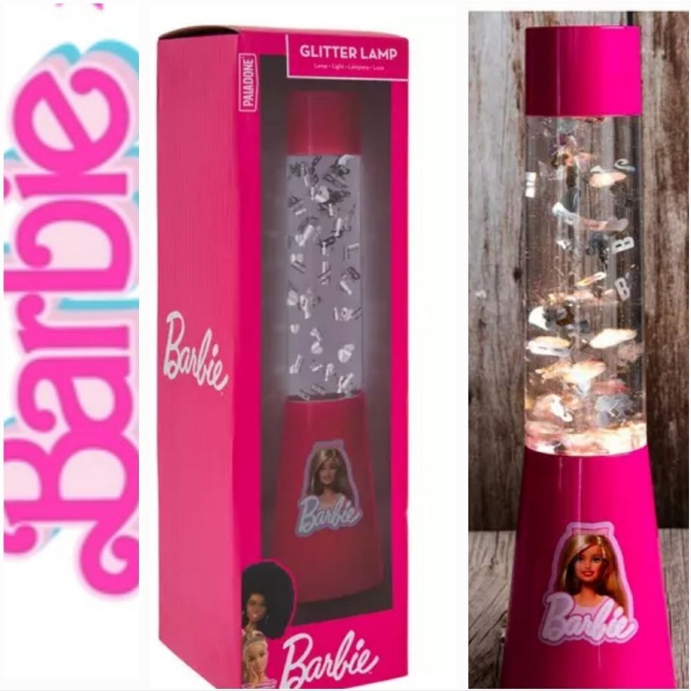 Barbie Glitter Logo Lamp
